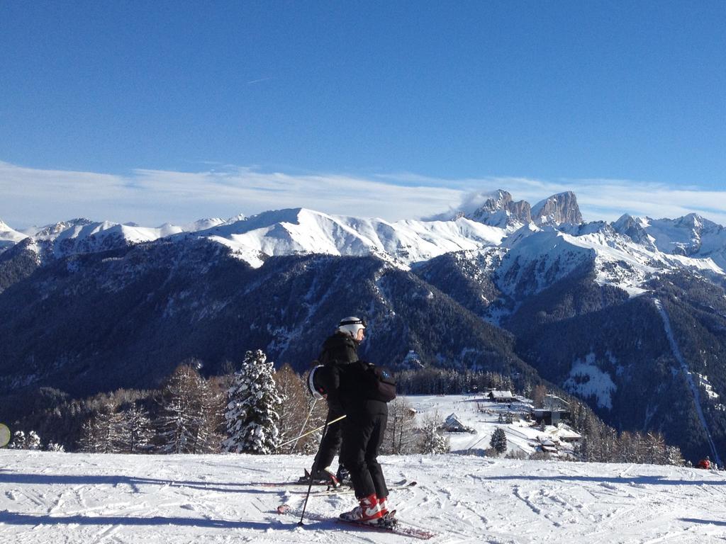 Ciasa Sot Croze Apartment Pozza di Fassa Bagian luar foto