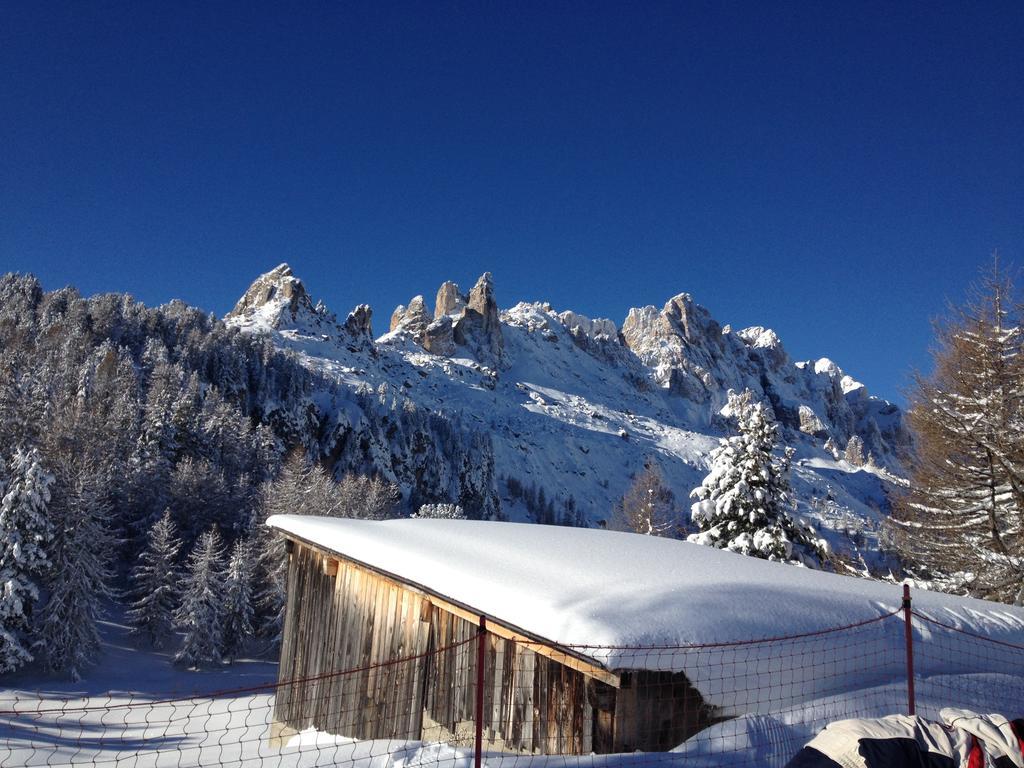 Ciasa Sot Croze Apartment Pozza di Fassa Bagian luar foto